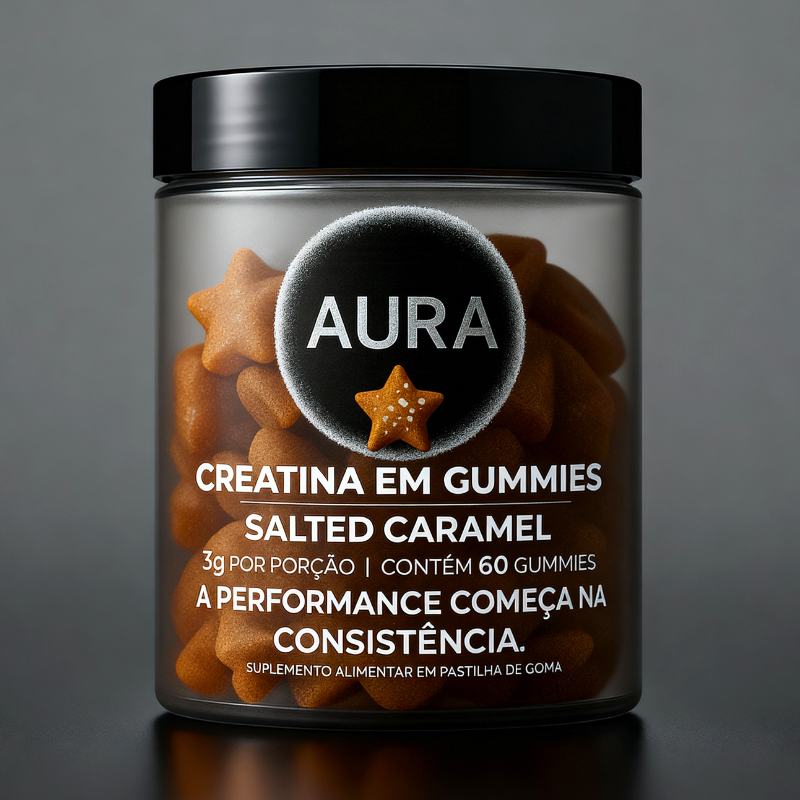 CREATINA EM GUMMIES - SALTED CARAMEL