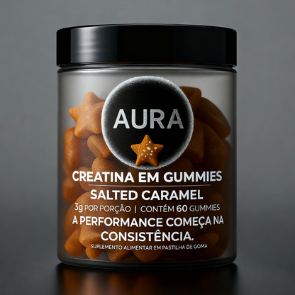 CREATINA EM GUMMIES - SALTED CARAMEL