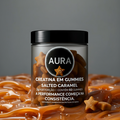 CREATINA EM GUMMIES - SALTED CARAMEL