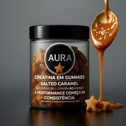 CREATINA EM GUMMIES - SALTED CARAMEL