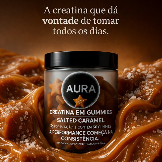 CREATINA EM GUMMIES - SALTED CARAMEL